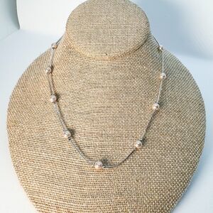 Elegant Pearl Strand Necklace Vintage Style